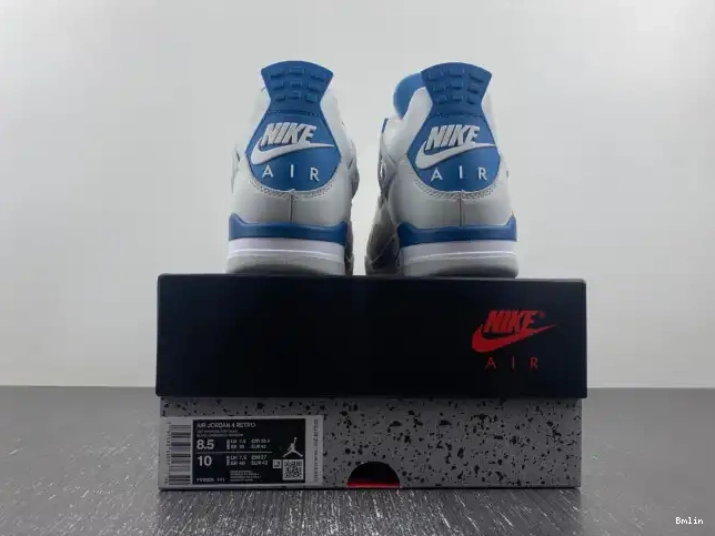 Bmlin Shoes FV5029-141 Military Jordan Blue 4 Air 0609